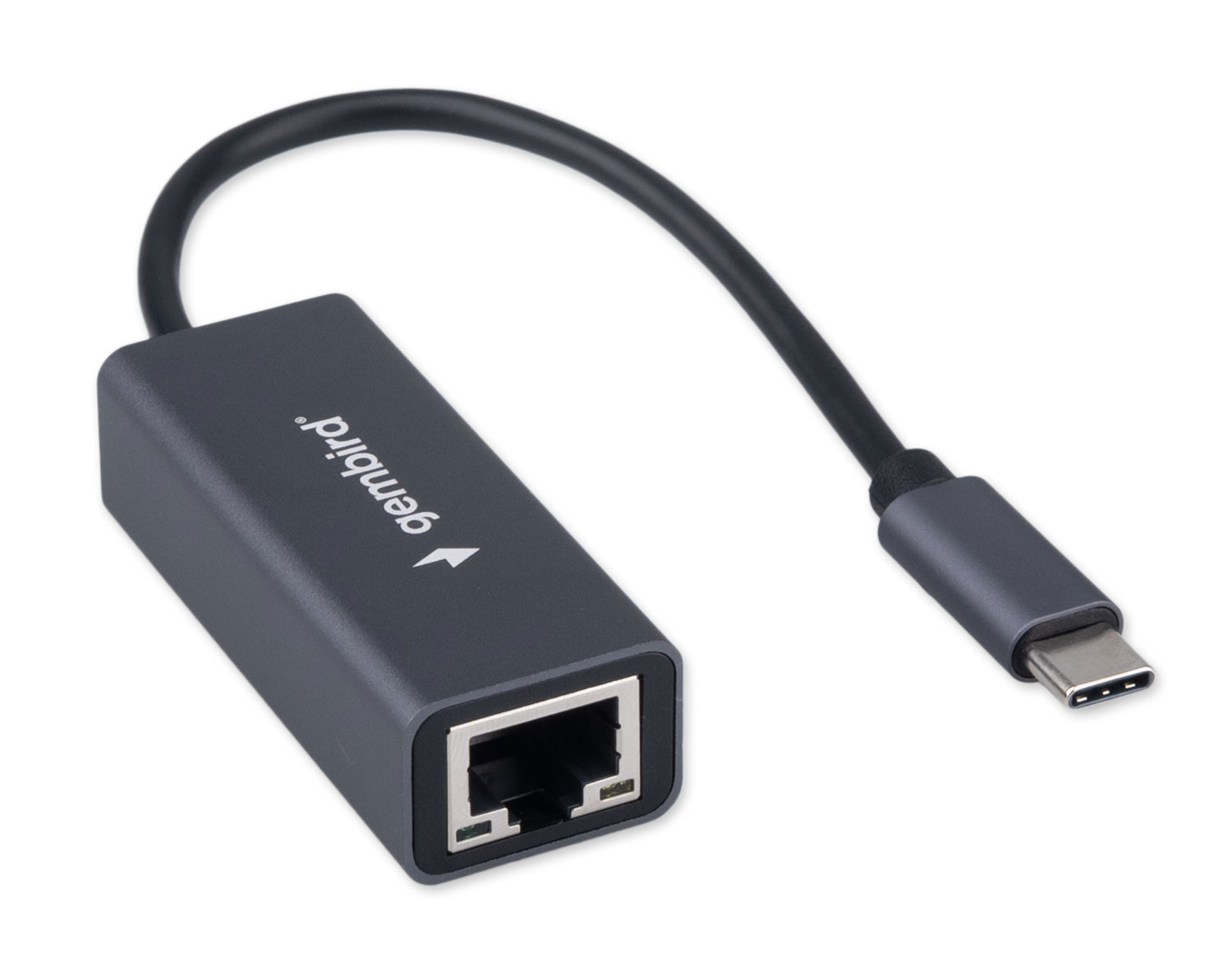 Проводной сетевой Type-C LAN адаптер Gembird NIC-U12, RJ45 10/100/1000/2500Mbps