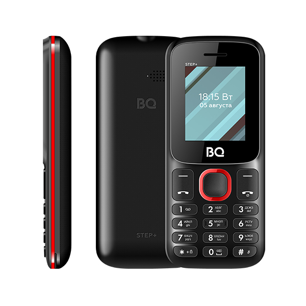 Мобильный телефон BQ-1848 STEP + Black-Red Dual SIM