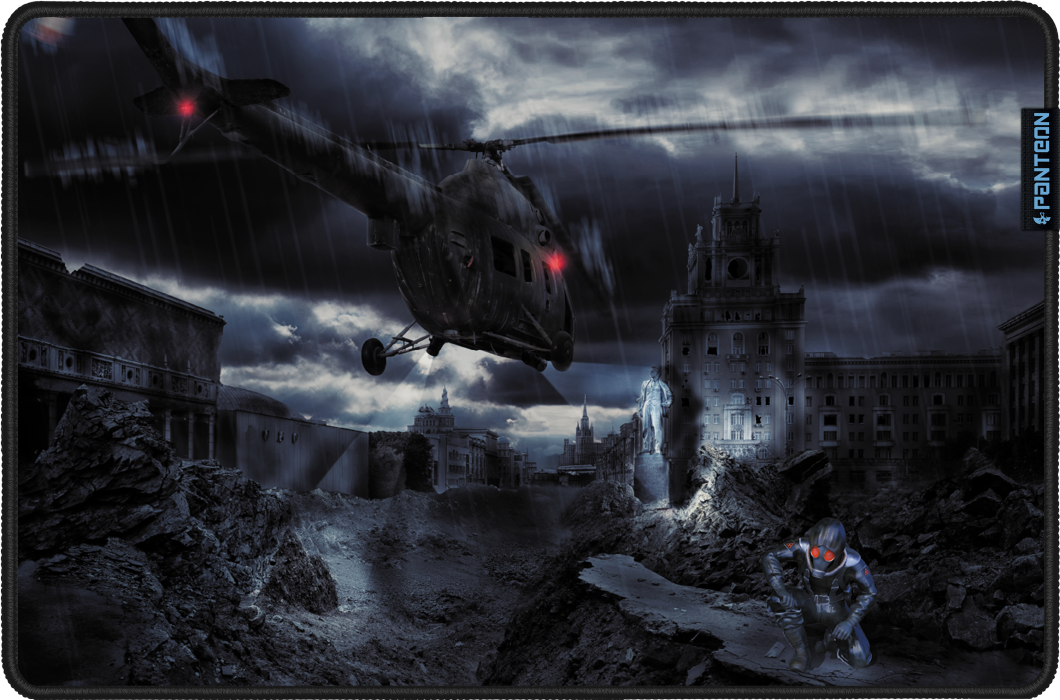 Коврик JETACCESS PANTEON GP-179SM SPEED CONTROL "SUNDOWN" (500x330x3мм)