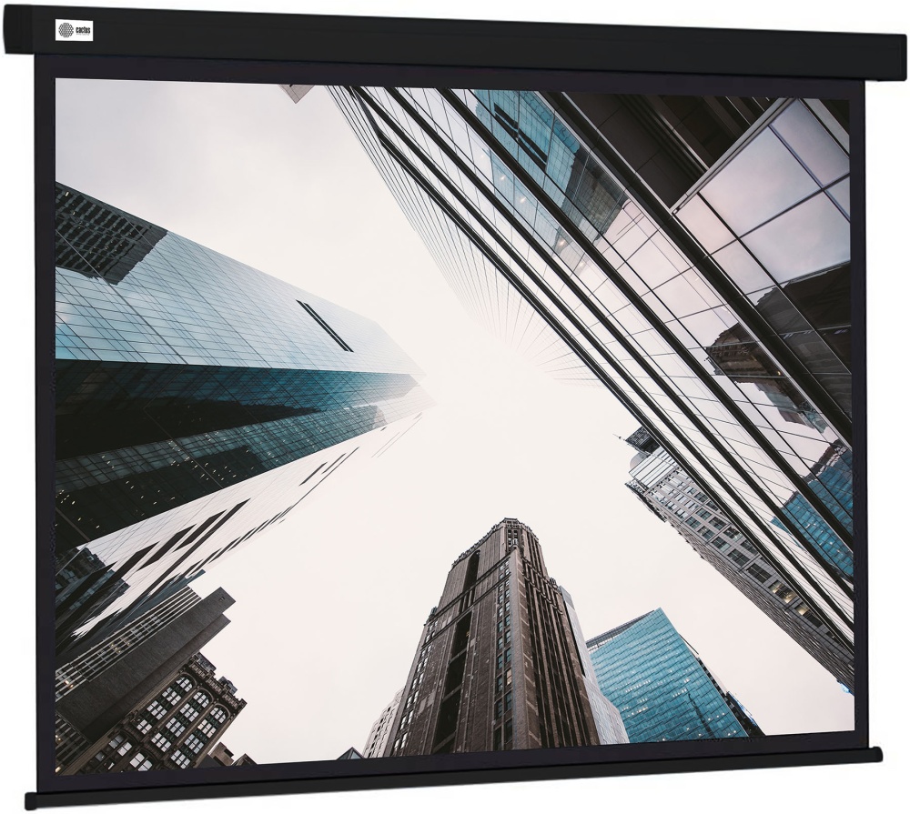 Экран для проектора Cactus 152x203см Wallscreen CS-PSW-152X203-BK 4:3 настенно-потолочный рул. черн.