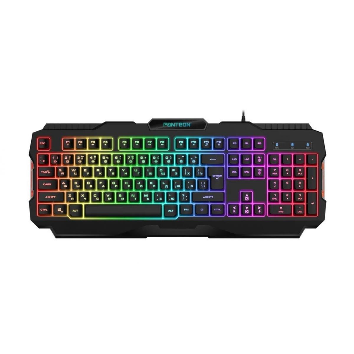 Клавиатура игровая с подсветкой Panteon M350 USB, чёрная