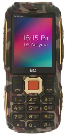 Мобильный телефон BQ-2430L Tank Connect Camouflage+Gunmetal Dual SIM