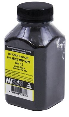 Тонер Hi-Black для HP CLJ Pro M252/MFP M277, Химический, Тип 2.5, Bk, 80 г, банка