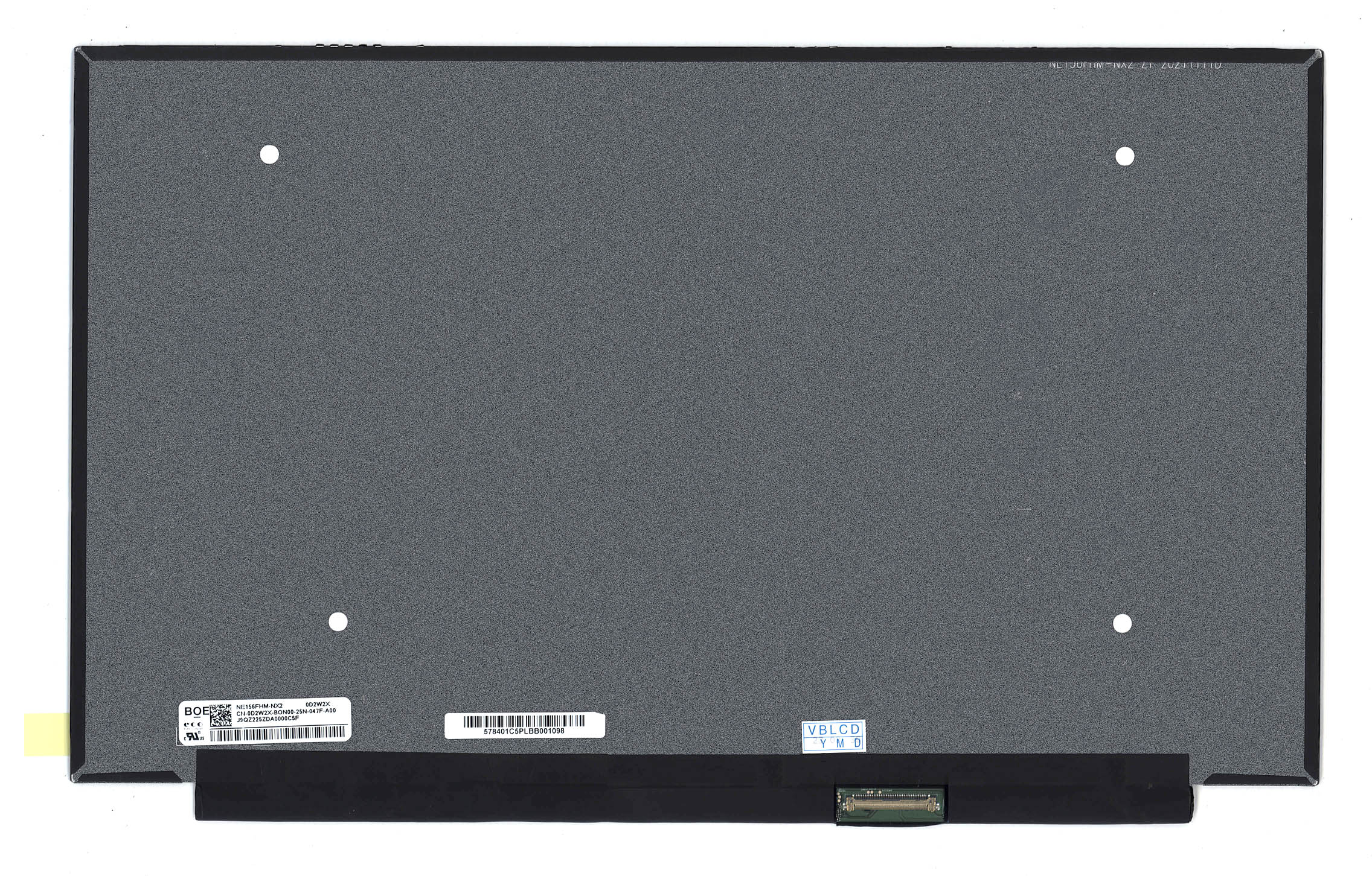Дисплей 15.6" NE156FHM-NX2 (Slim LED,1920x1080,40pin,Right) 120 Hz