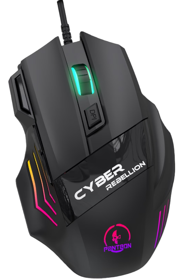 Мышь игровая PANTEON MS78, чёрная USB