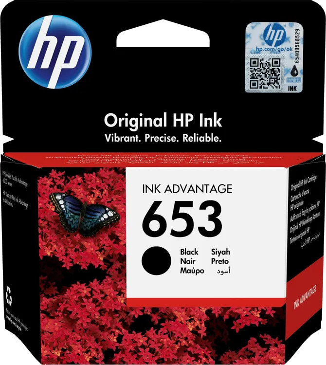 Картридж HP 653 (3YM75AE), черный