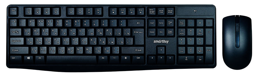 Беспроводной набор клавиатура + мышь Smartbuy ONE 207295AG, черный