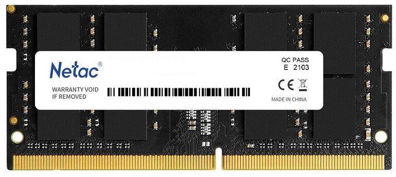 Модуль памяти SODIMM DDR4 8Gb PC21300 2666MHz Netac NTBSD4N26SP-08