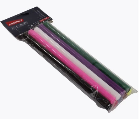 Стержни клеевые Smartbuy SBT-GGGC-10, цветные