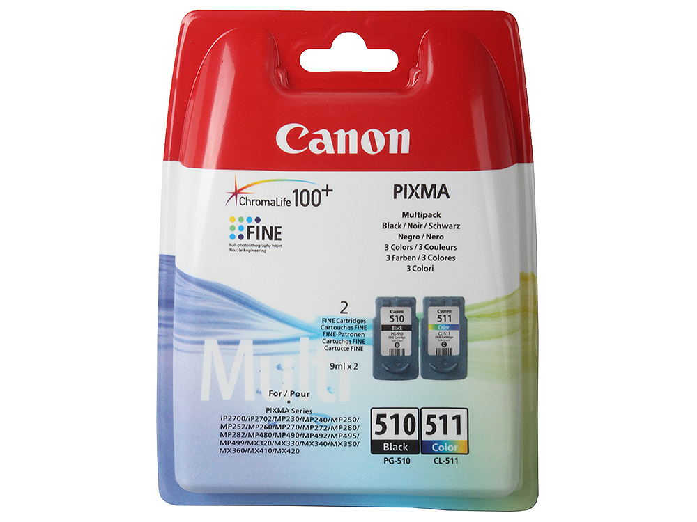 Набор картриджей Canon PG-510 + CL-511
