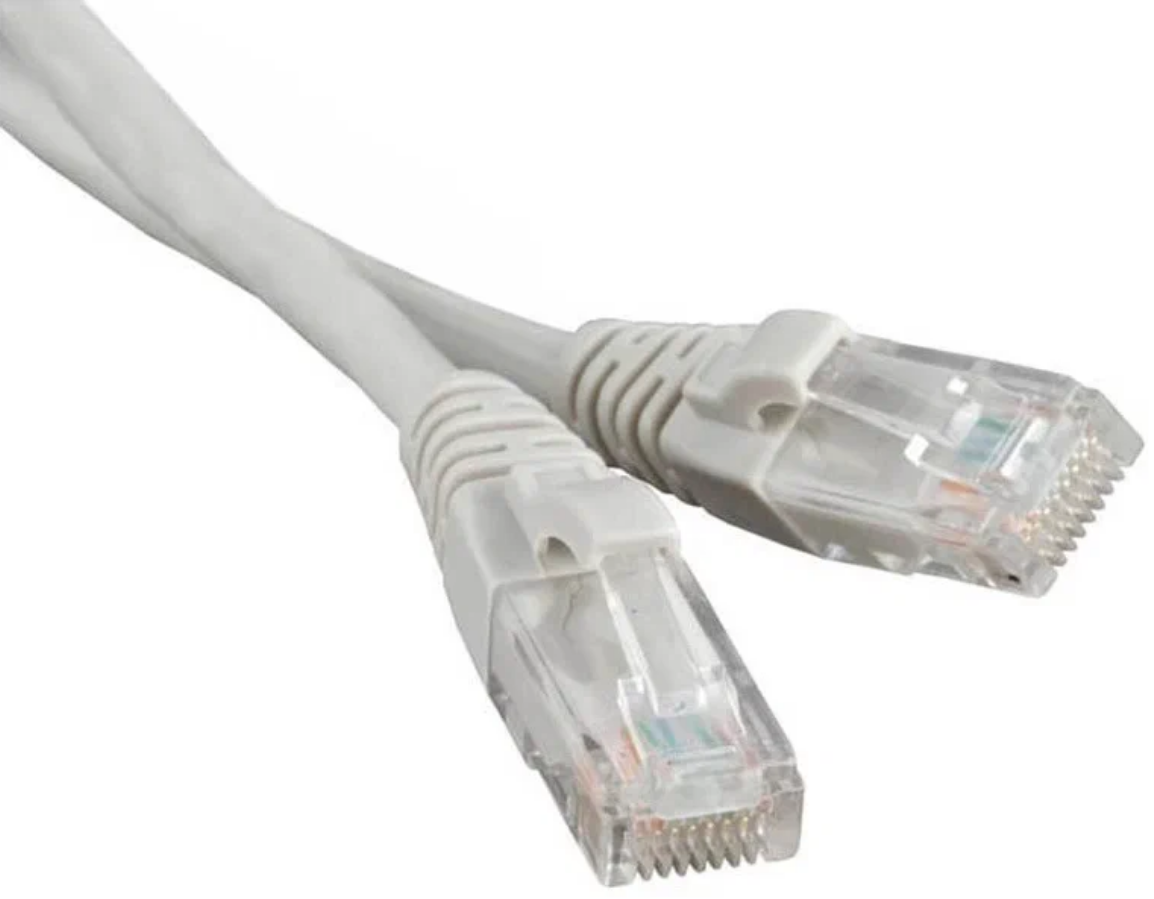 Патчкорд U/UTP RIPO Standart кат.5e, 3м, литой, многожильный (серый) 003-300110
