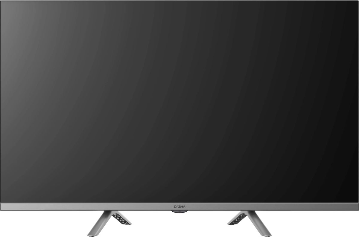 Телевизор 32" Digma DM-LED32SBB39, HD, серебристый, СМАРТ ТВ