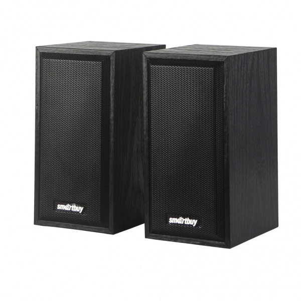 Акустика 2.0 SmartBuy ONE, дерево, черный (SBA-101)