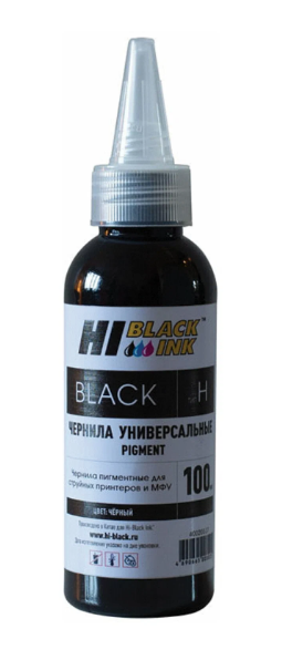 Чернила Hi-Black Универсальные для HP (Тип H) Black 100ml