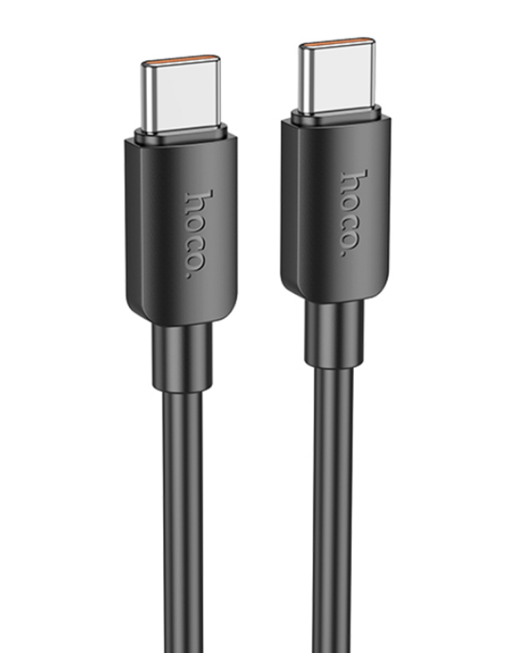 Кабель Type-C - Type-C, Hoco X96, 1m, 60W, черный