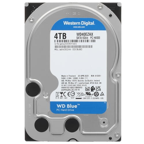 Жесткий диск 3.5" 4Tb WD Blue (WD40EZAX)