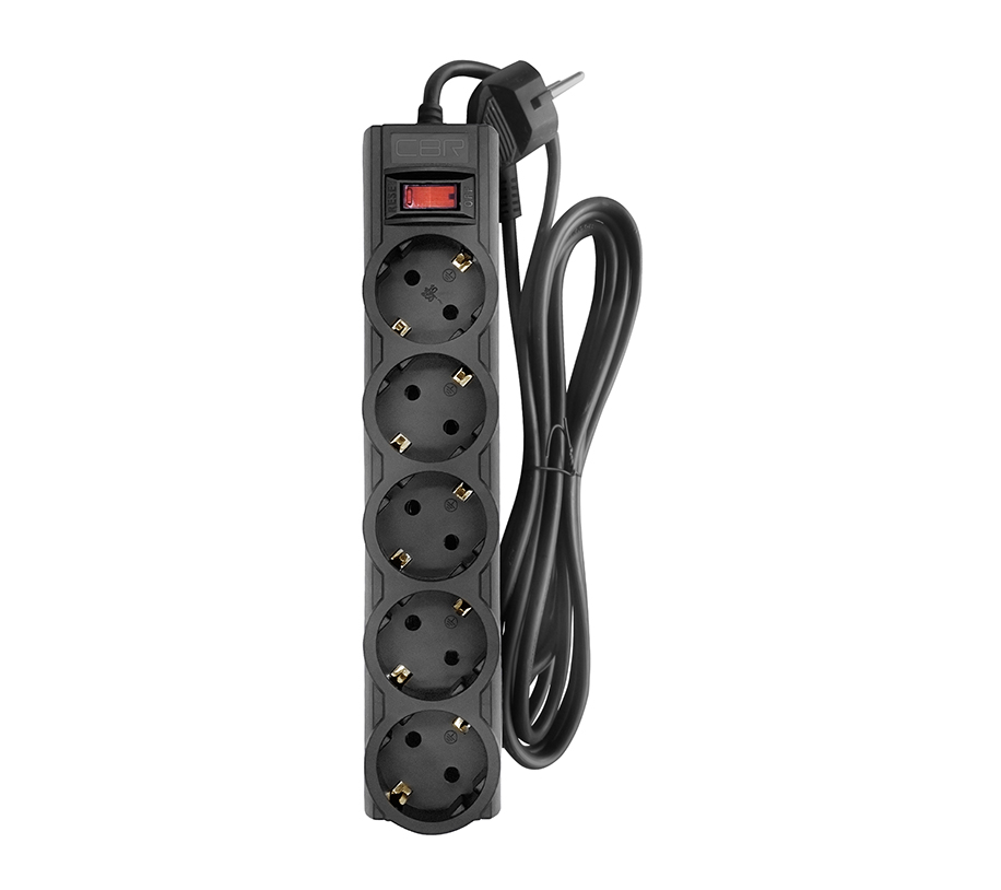 Сетевой фильтр CBR CSF 2505-3.0 3м черный