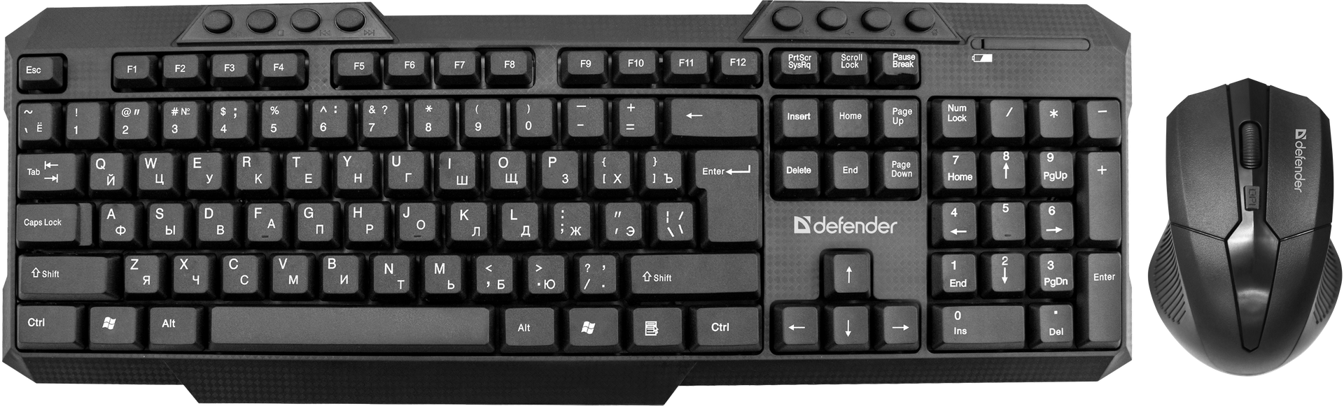 Беспроводной набор клавиатура + мышь Defender Jakarta C-805 (45804)