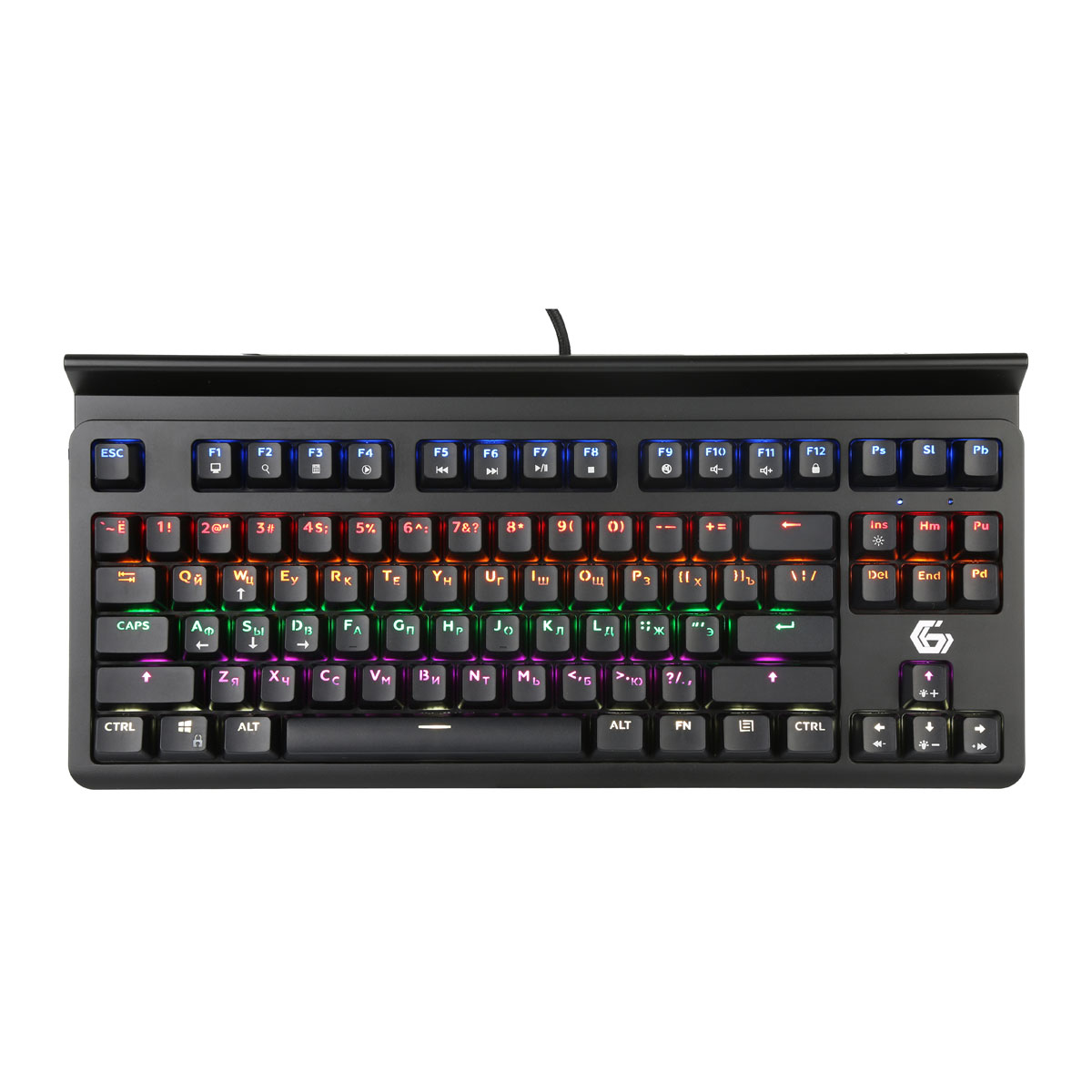 Клавиатура механическая Gembird KB-G520L, черный, USB