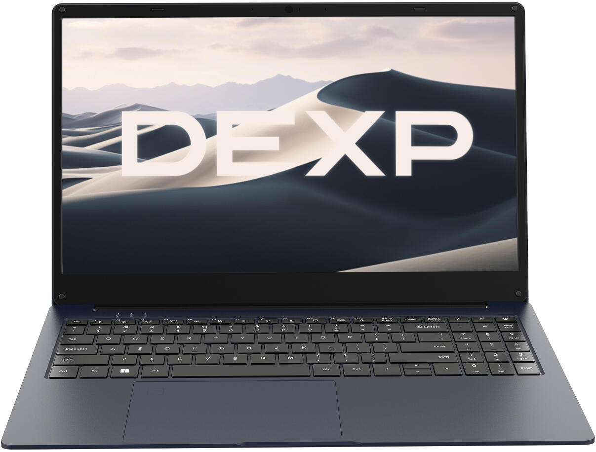 Ноутбук DEXP Aquilon (C15-I5W302) 15.6", IPS, i5-1035G1/8/256/W11H, темно-синий