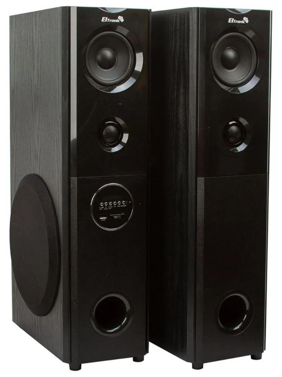Акустика 2.0 ELTRONIC 20-82 HOME SOUND, 100Вт, МДФ, USB, SD, AUX, Bluetooth, HDMI, черный