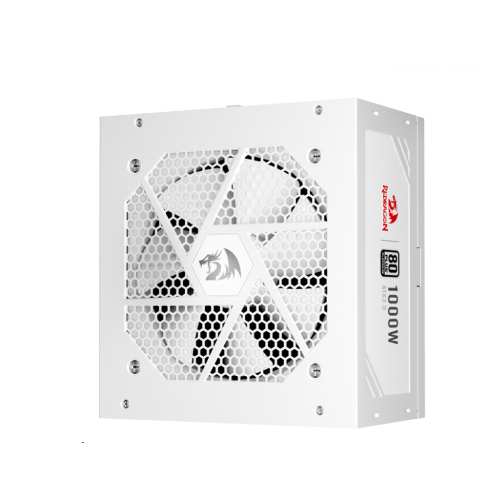 Блок питания 1000W Redragon RGPS-1000W, 80+ Platinum, модульный, белый