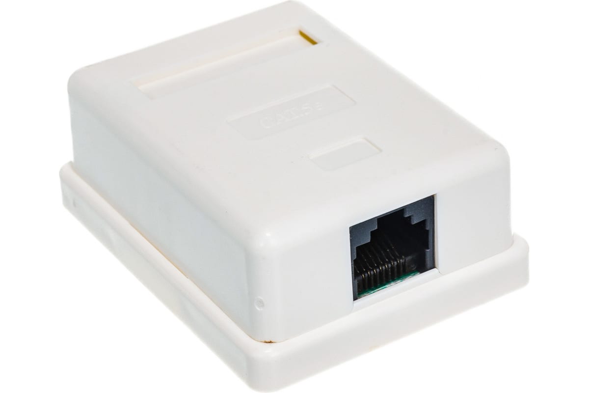 Розетка Cablexpert NA212 RJ-45 кат.5e внешняя 1 порт