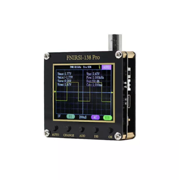Портативный осциллограф FNIRSI DSO-138 PRO с батареей