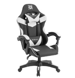 Кресло игровое Defender Urana черный/белый