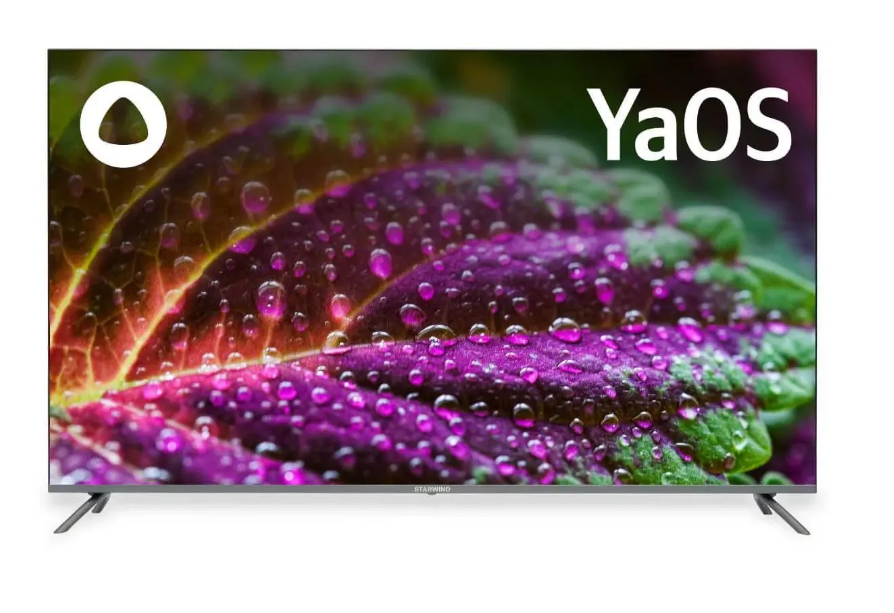 Телевизор 58" Starwind SW-LED58UG401, LED UHD, 60Hz, Яндекс ТВ, черный