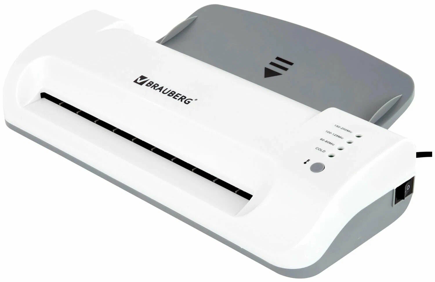 Ламинатор BRAUBERG Silver Max A4, толщина пленки 60-200 мкм, скорость 32 см/мин 532624