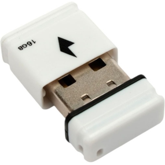 Флеш накопитель 16Gb USB 2.0 Gembird GFL-2.0-16mini, белый