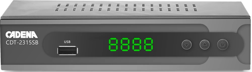 Цифровой приемник ТВ CADENA CDT-2315SB DVB-T2 черный