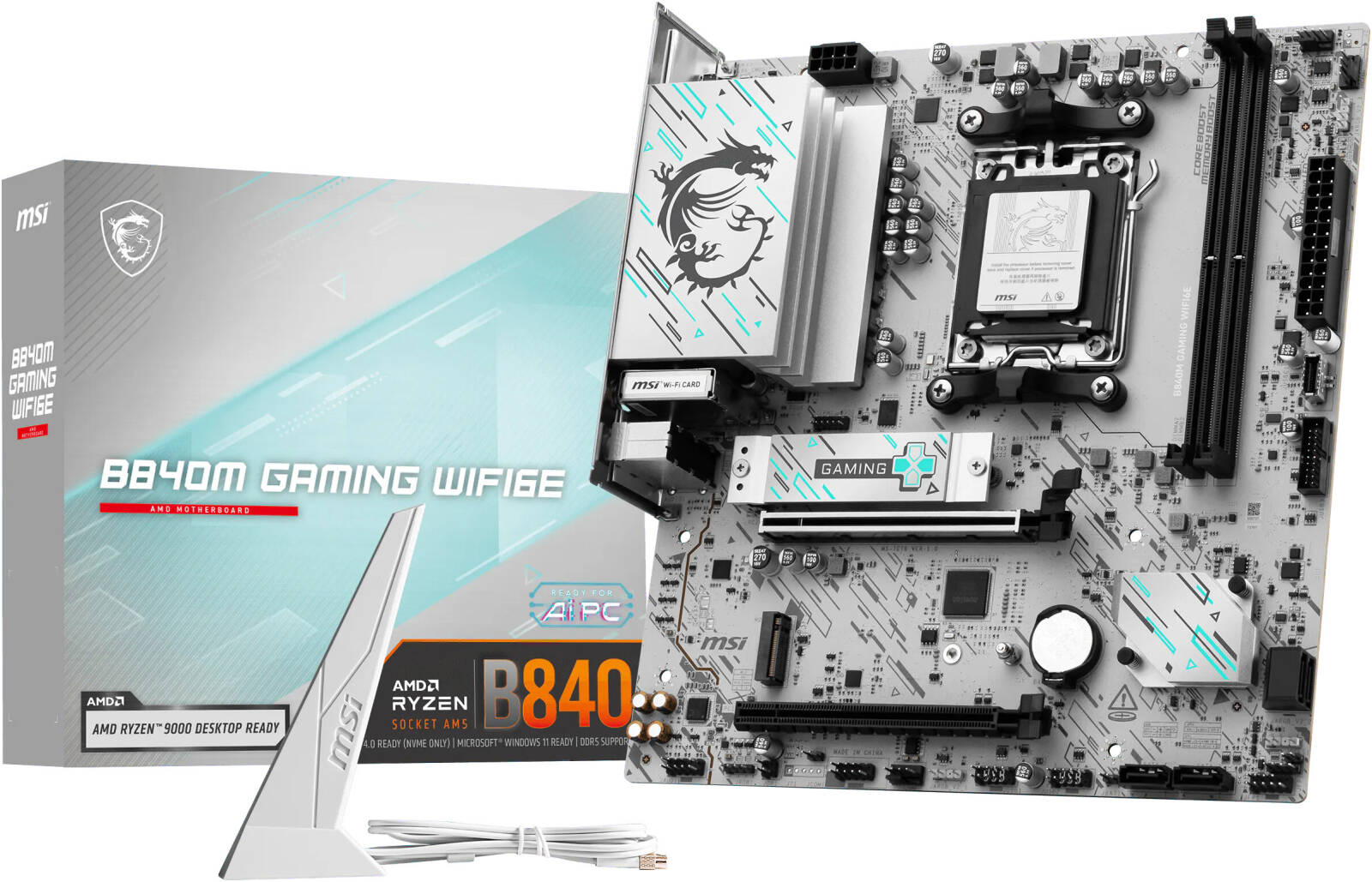 Материнская плата Socket AM5 MSI B840M GAMING WIFI6E