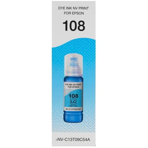 Чернила NVPrint NV-C13T09C54A 108 Light Cyan для Epson Ecotank L8050/L18050