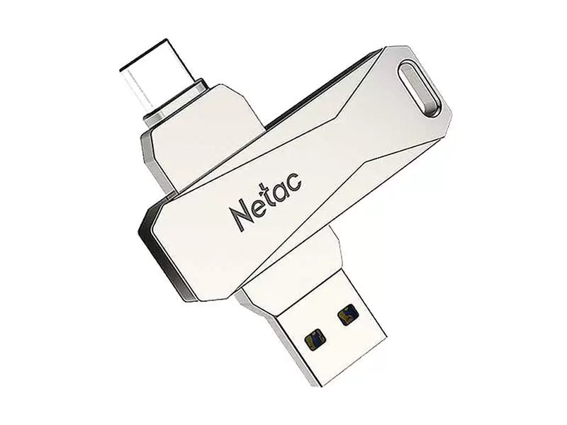 Флеш накопитель 128Gb USB 3.0+TypeC Netac U782C (NT03U782C-128G-30PN)
