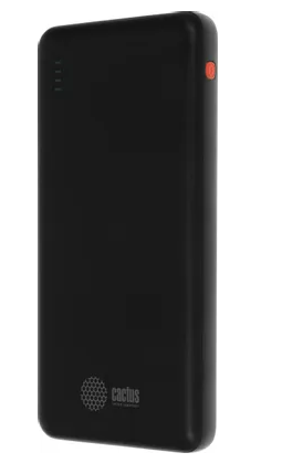 Портативный аккумулятор Cactus CS-PBFSAA-10000, 10000mAh, черный
