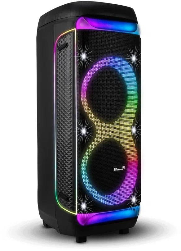 Акустика 2.0 ELTRONIC 30-30 DANCE BOX 1300, USB, SD, AUX, Bluetooth, Пульт Д/У