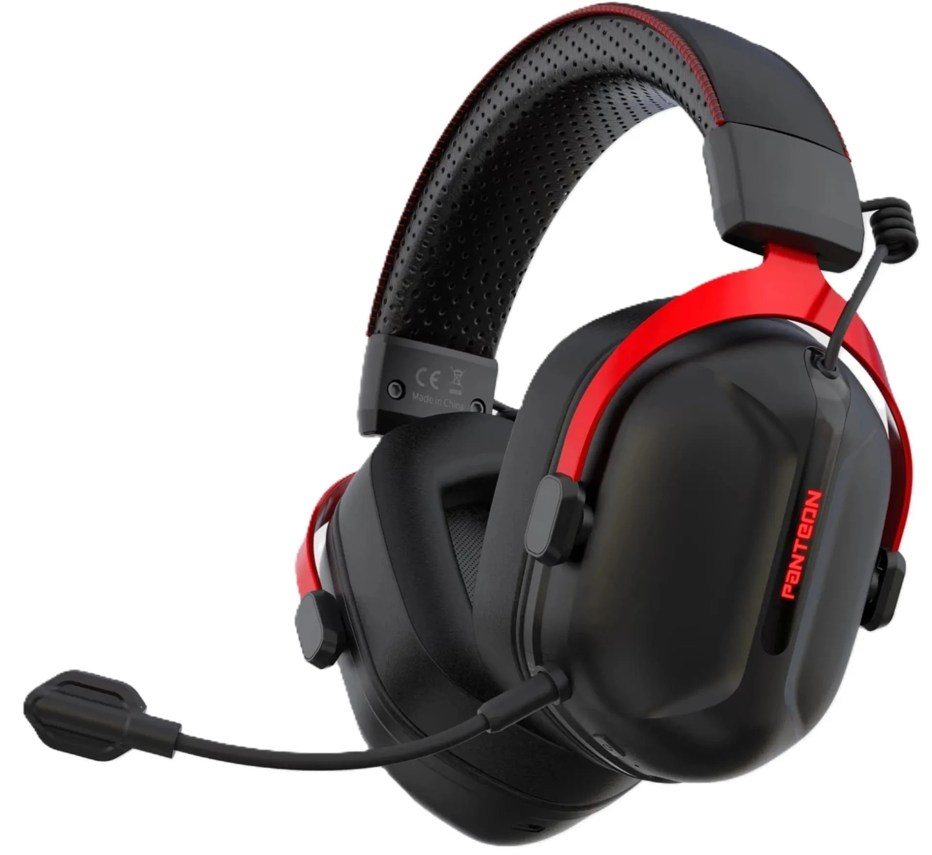 Беспроводная гарнитура игровая Panteon GHP-970 W BT черно-красные