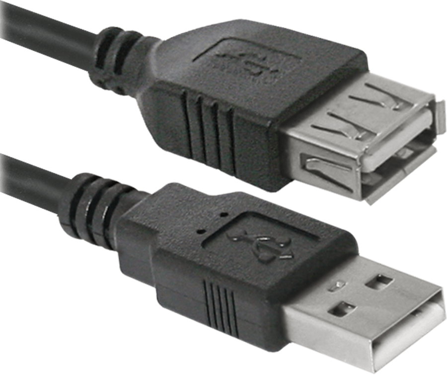 Кабель-удлинитель USB 2.0 AM-AF, Defender USB02-10 3m