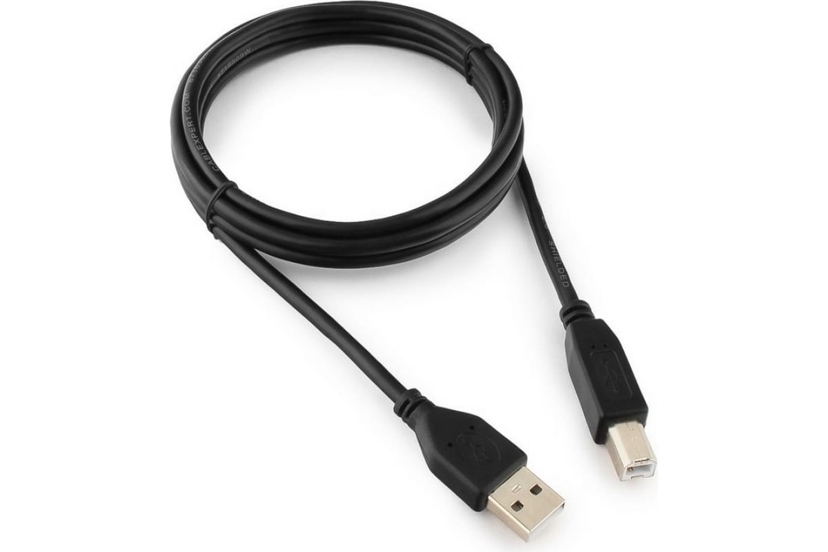 Кабель AM-BM, 1.8m, USB 2.0, Pro Cablexpert CCP-USB2-AMBM-6 черный