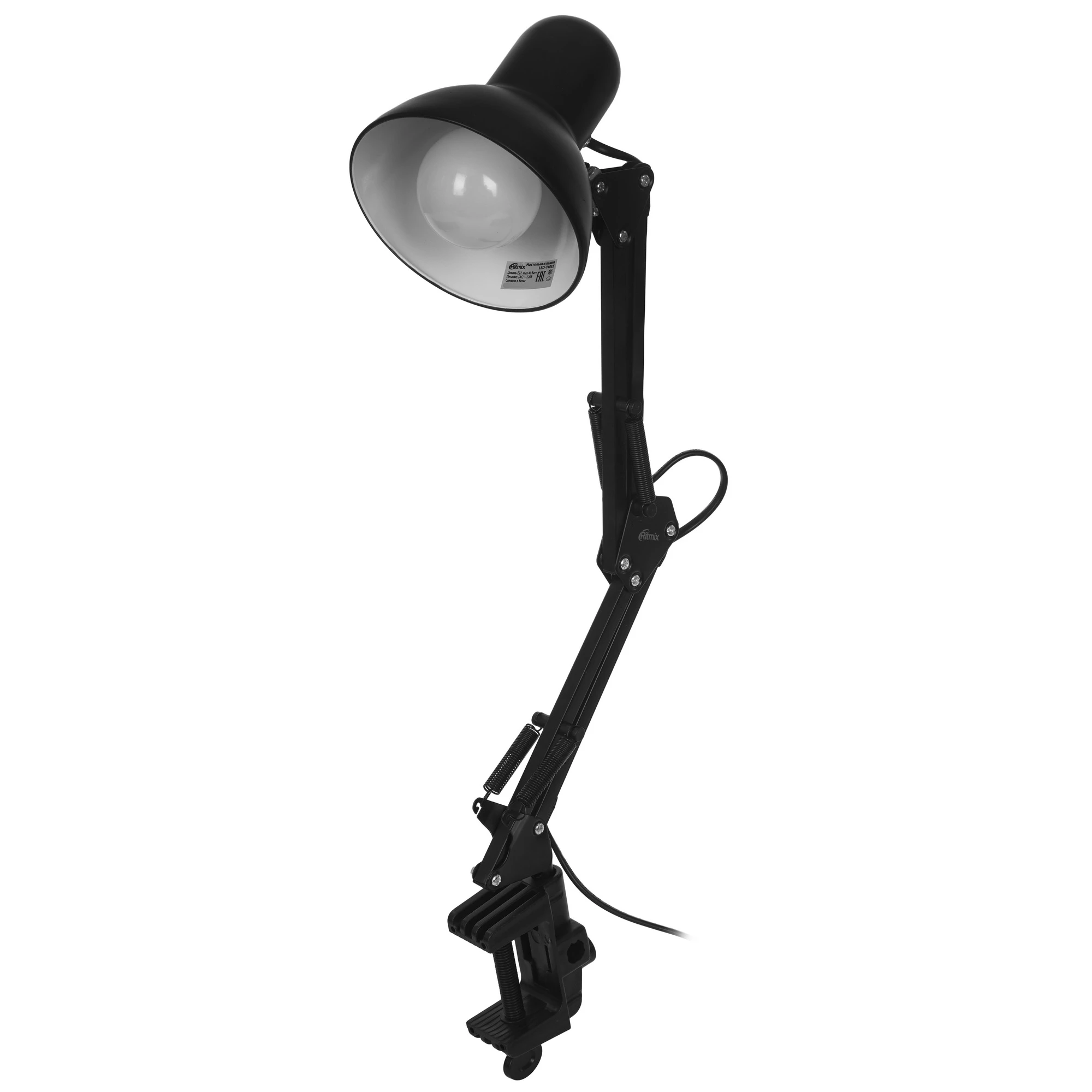 Лампа освещения настольная Ritmix LED-740ES, черный