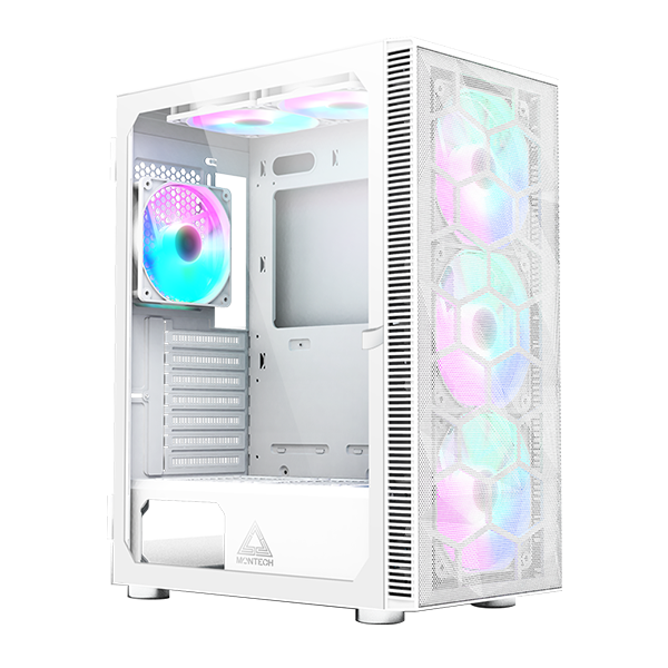 Корпус ATX без БП Montech X3 MESH (W), белый