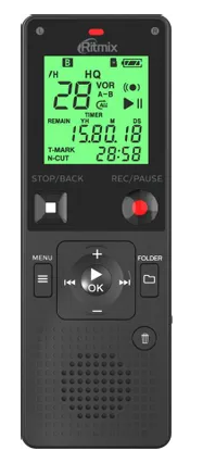 Диктофон Ritmix RR-820 16Gb, черный