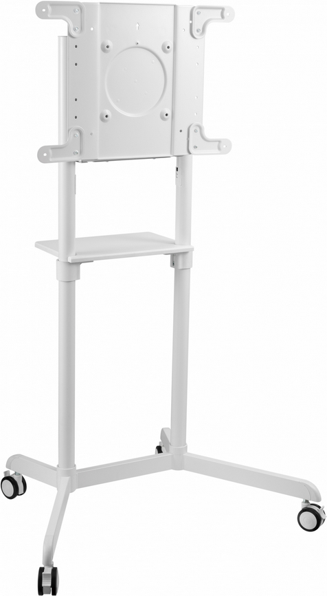 Подставка для телевизора Cactus CS-ST1146WT, 37-70", напольный, мобильный, макс. 70кг, белый