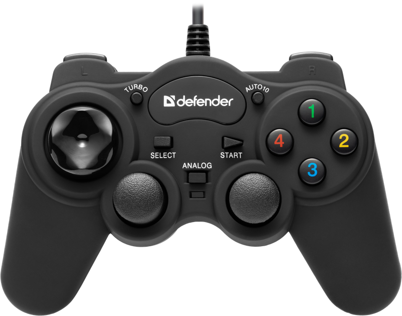 Геймпад Defender Game Racer Turbo RS3 USB