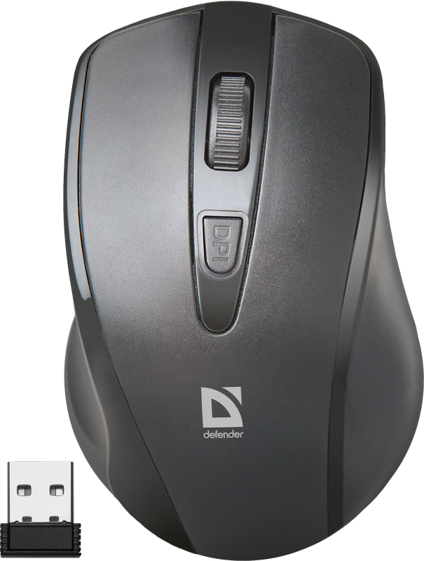 Мышь беспроводная Defender Datum MM-265, черный
