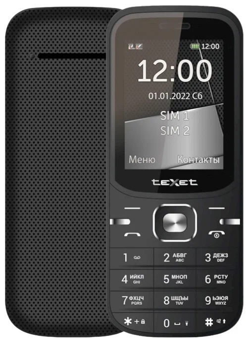 Мобильный телефон teXet TM-219, черный