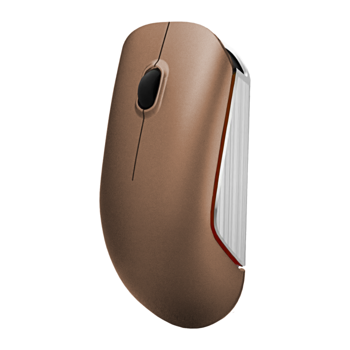 Мышь беспроводная JETACCESS R95 BT, BT+2.4G, золотой