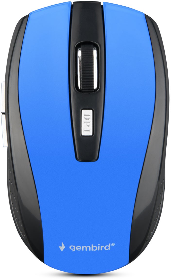 Мышь беспроводная Gembird MUSW-330-1, синий, USB